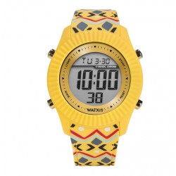 WaxtAndCo Relógio Tribal Amarelo M