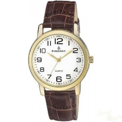 Relógio Radiant GRAND 40MM WHITE DIAL IPG BROWN