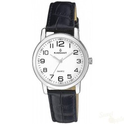 Relógio Radiant GRAND 34MM WHITE DIAL BLACK LEATHER