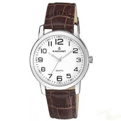 Relógio Radiant GRAND 34MM WHITE DIAL BROWN LEATHER