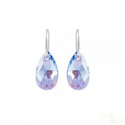 Silver earrings Tanzanite